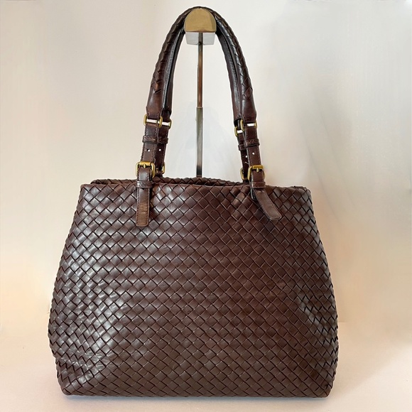 Bottega Veneta Intrecciato Medium Cesta Tote Brown Leather 179635 - Picture 2 of 16
